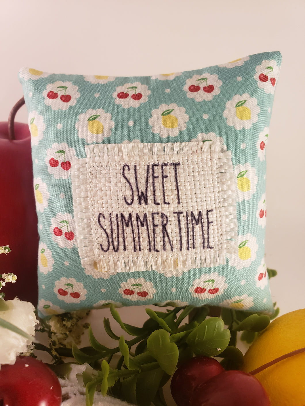 Sweet Summertime Mini Patch Pillow