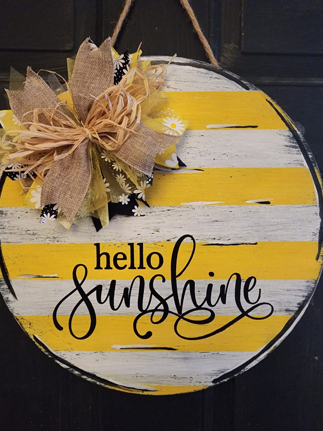 Hello Sunshine Door Hanger